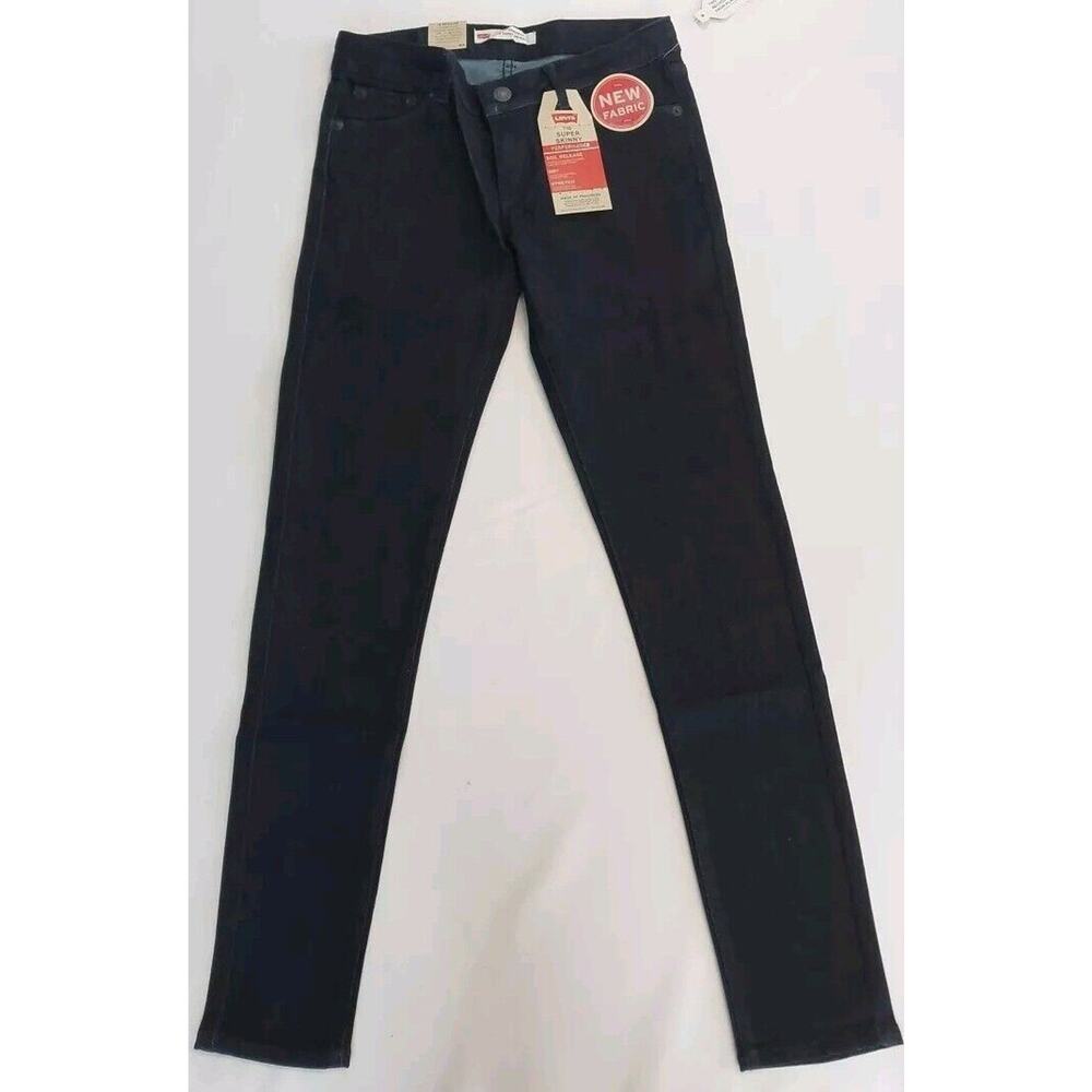 Levi's 710 Super Skinny Dark Jeans Size 12‎ Girls